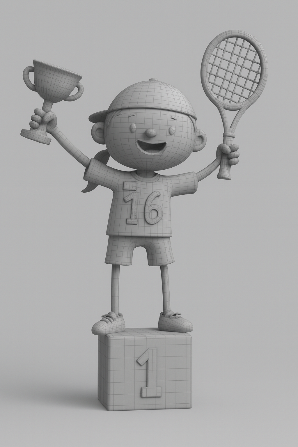 3D figurine to paint